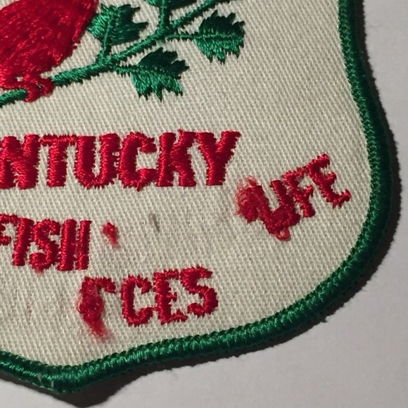 Kentucky Dept of Fish Wildlife Resources Camp John Currie Patch Cardinal Vintage - Picture 7 of 12
